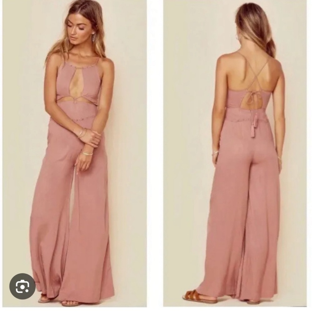 Indah Pink Jumpsuit